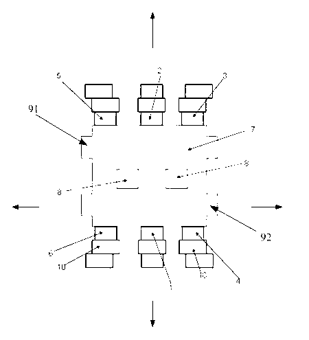 H-plane waveguide power divider