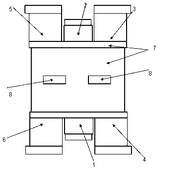 H-plane waveguide power divider