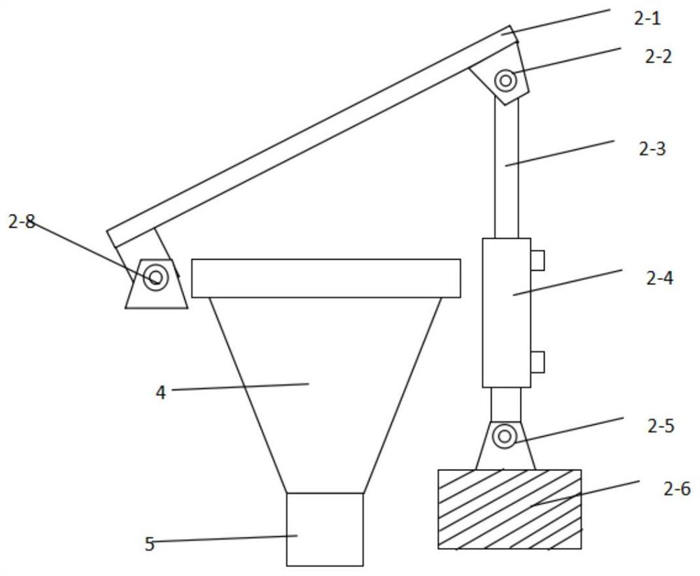 Casting residual slag recovery and charging system