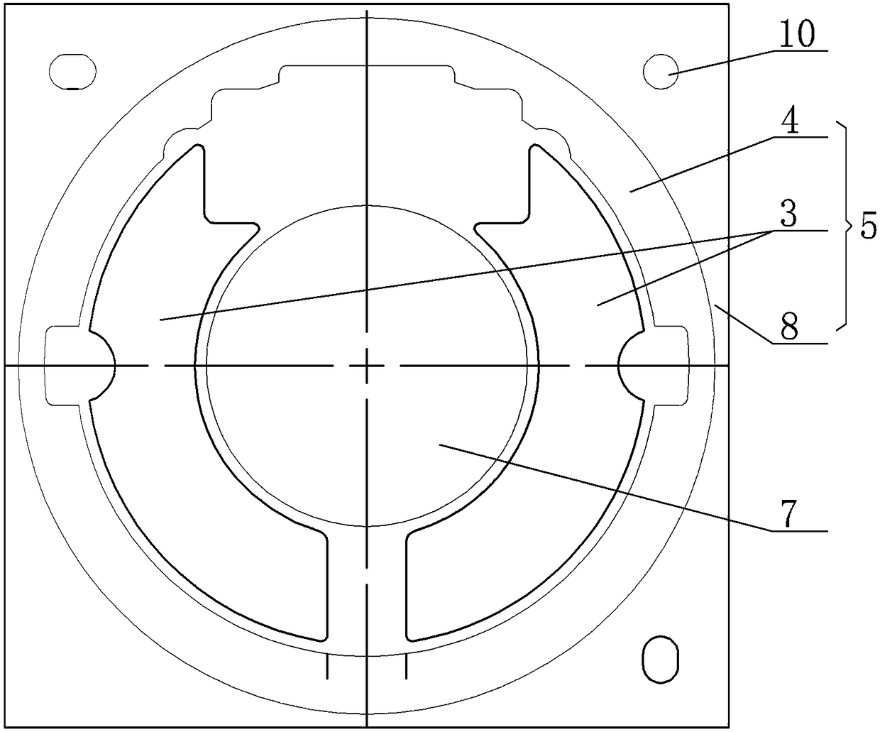 Optical glass component applied to smart camera and corresponding manufacturing process