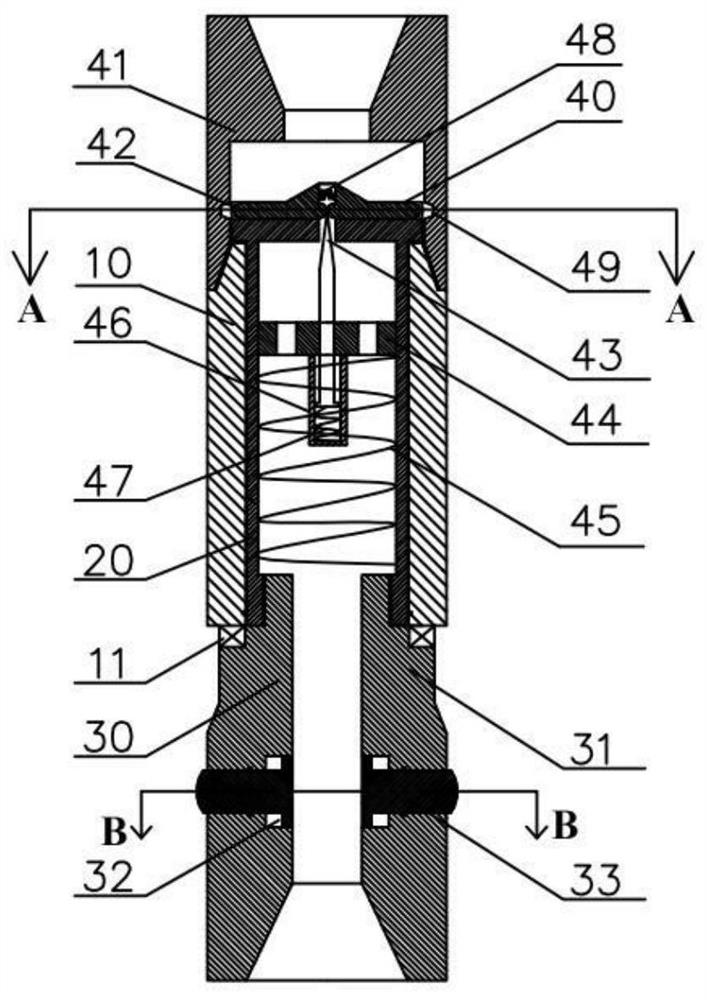 Rotatable drill string directional drilling sub and drilling method