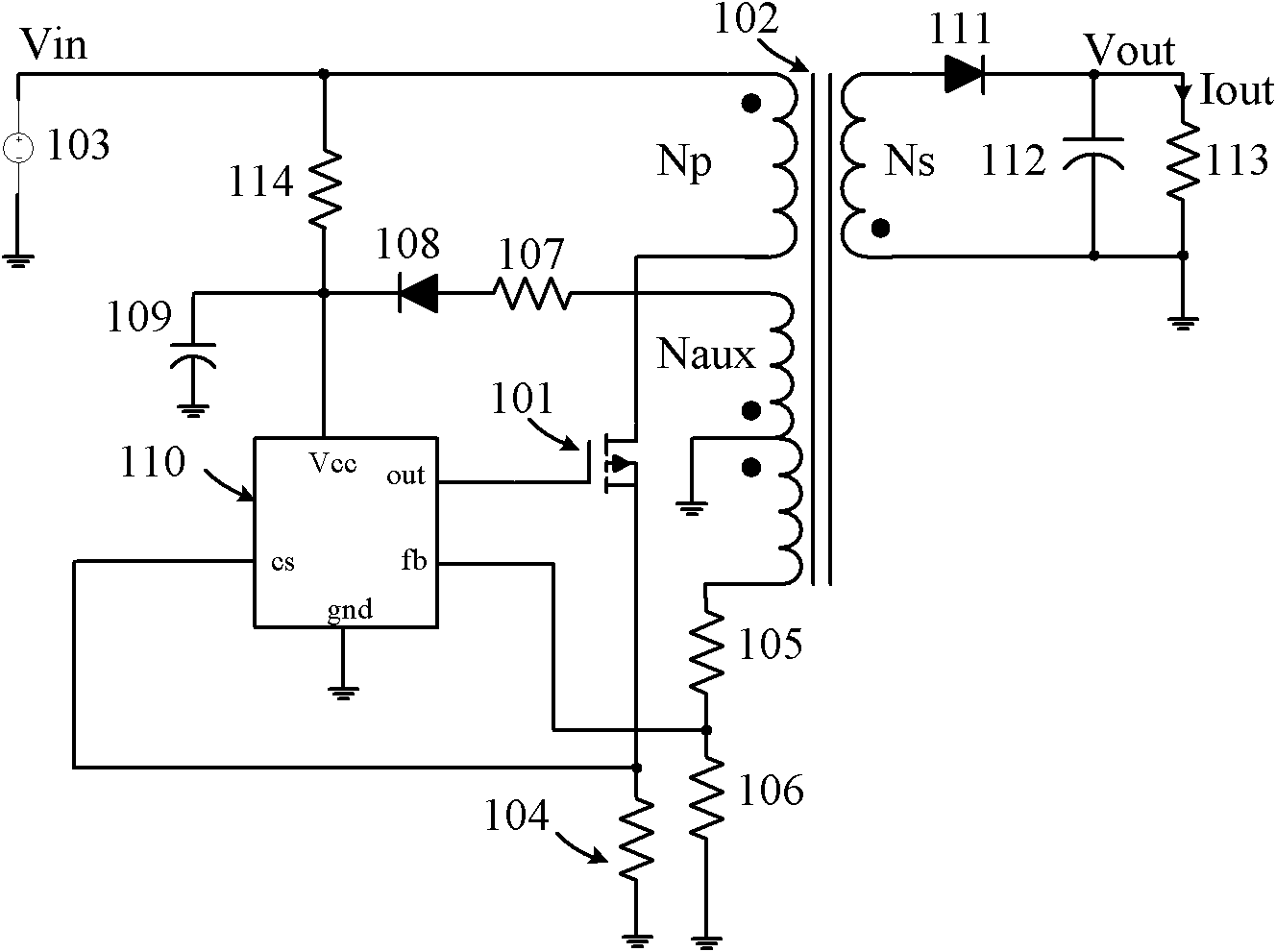 Starting circuit of switch power supply chip and starting method of starting circuit