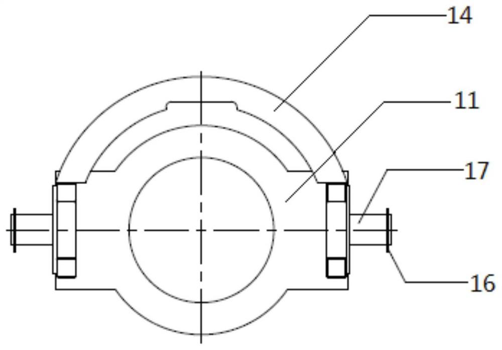 A device for assisting turning over of a tube bundle assembly and a method for turning over using the same