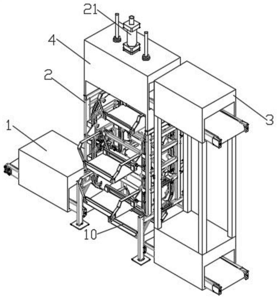 Sealing device for processing of new-energy batteries and working method of sealing device