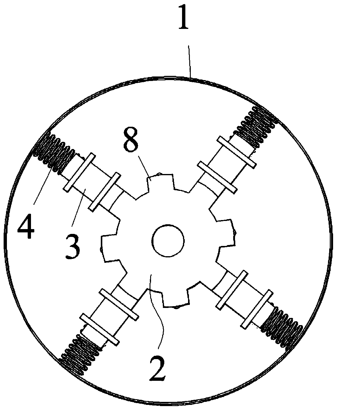 Braking device and mechanical facility