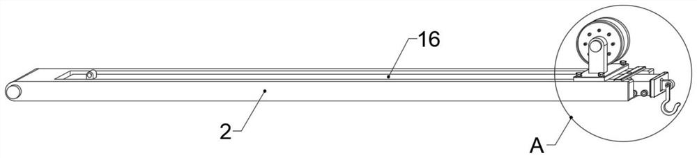 Double-beam cantilever crane