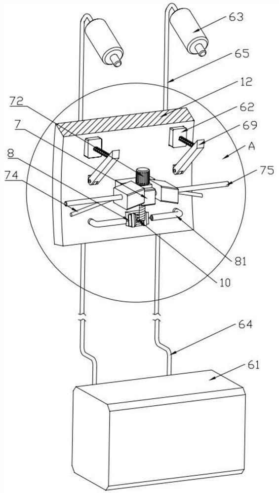 Cleaning device for automobile tire