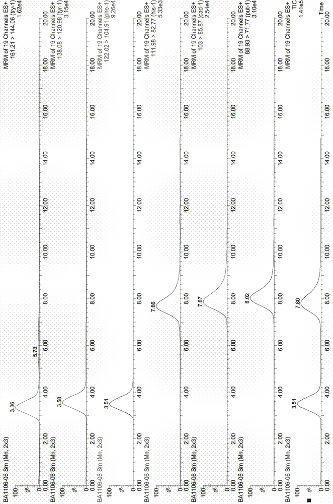 Method for measuring biogenic amine in fresh chilled beef