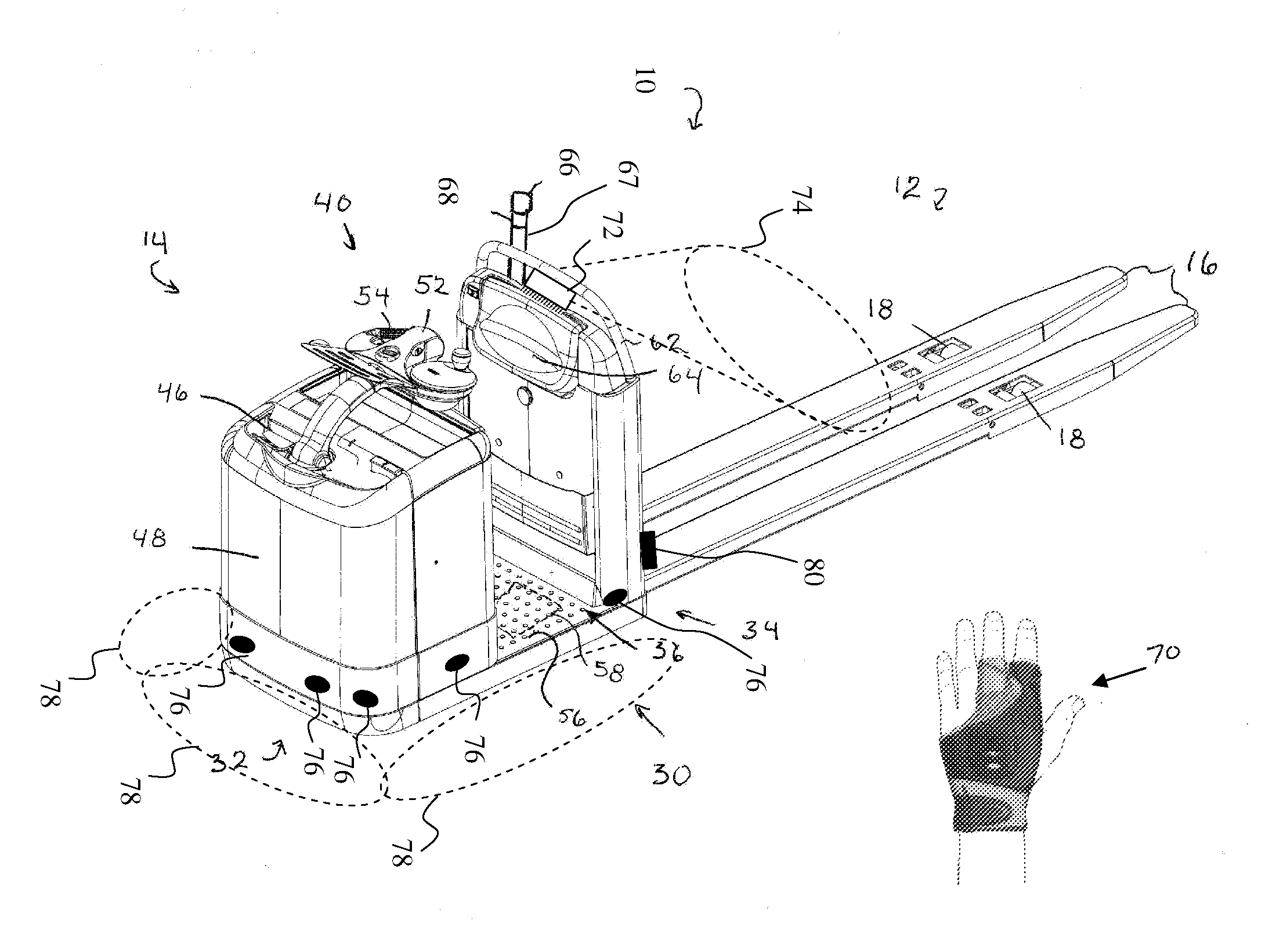 Systems and methods of remotely controlling a materials handling vehicle