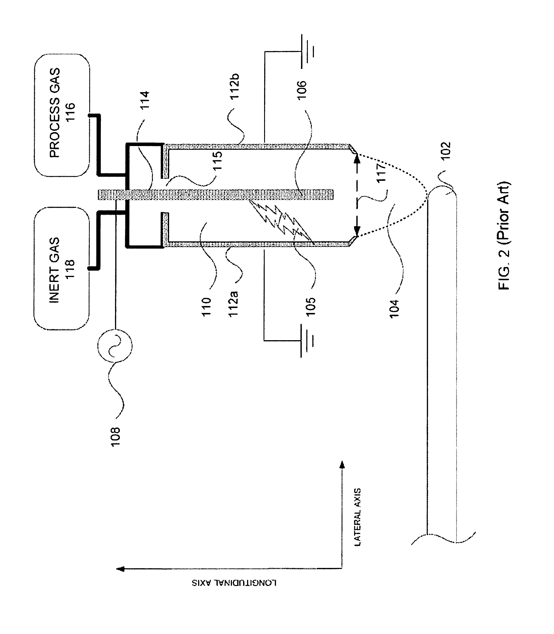 Apparatus for the removal of a fluorinated polymer from a substrate and methods therefor