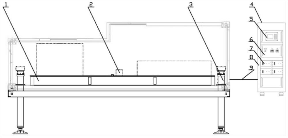 An automatically adjustable field high-precision bearing platform and leveling method