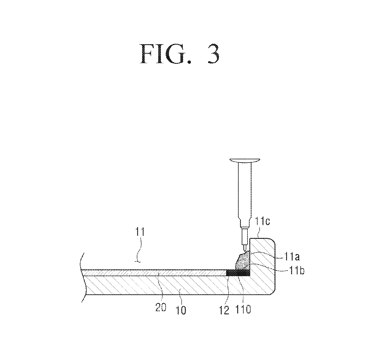 Display apparatus comprising a filler having first and second filling materials provided between a cover glass and a case and manufacturing method thereof