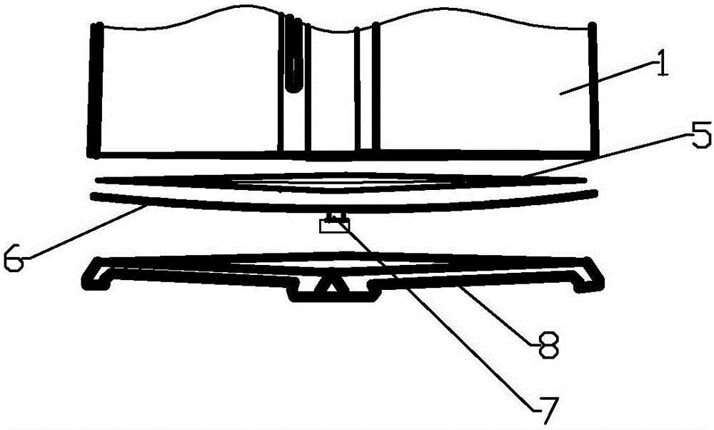 Three-dimensional model surface treatment device based on ultrasonic waves