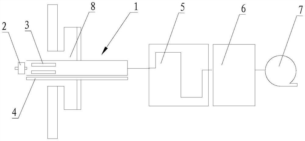 Nanogold enrichment tube and preparation method thereof, and device and method for sampling mercury in flue gas