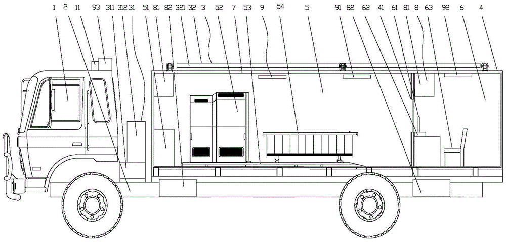 Emergency CT medical vehicle