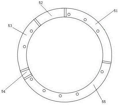 Hand rope release mechanism and hand rope release method