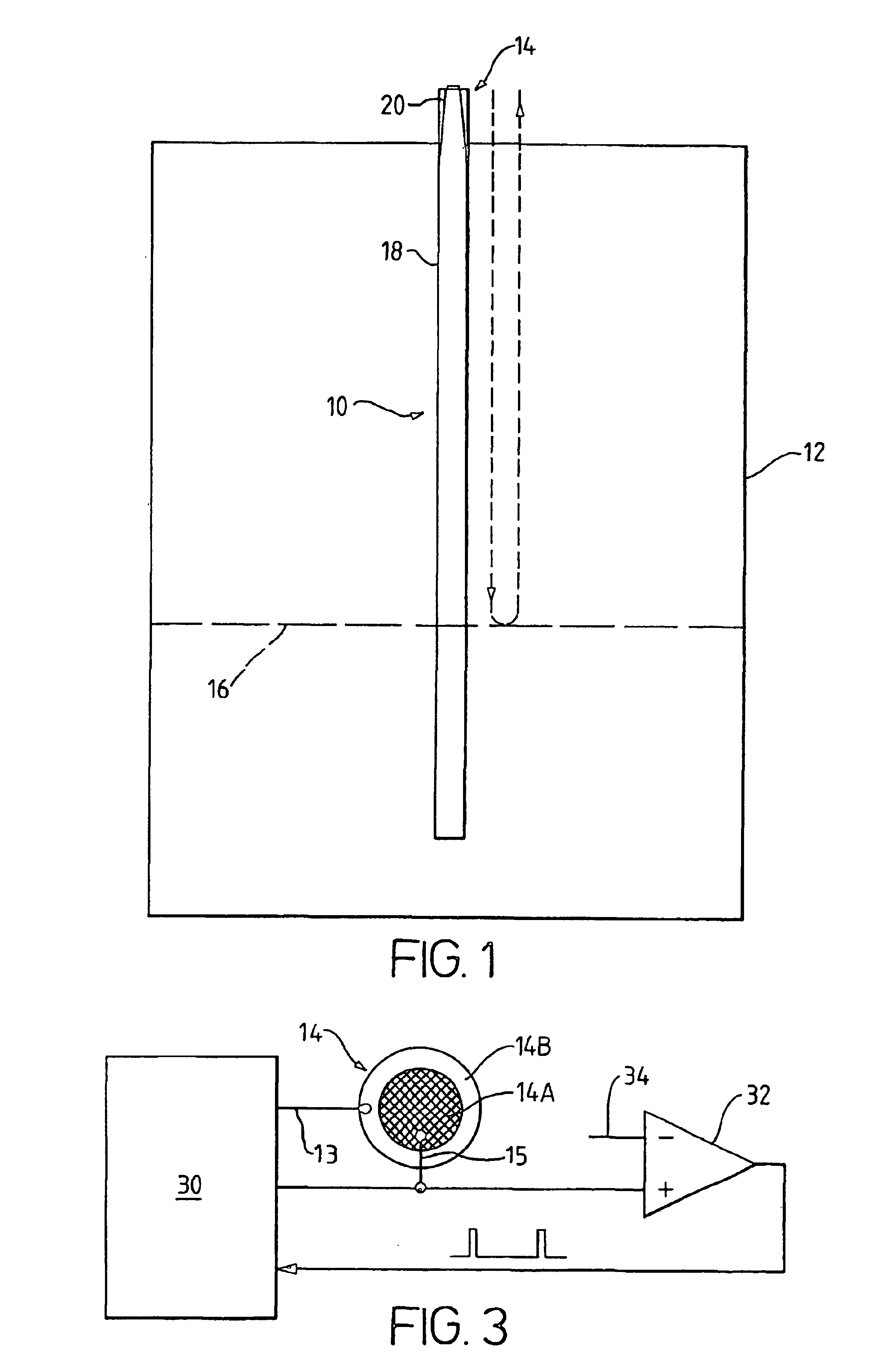 Apparatus and method of fluid level measurement