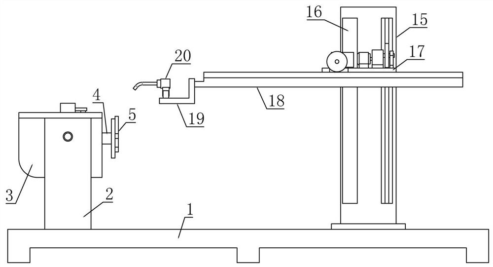 A detection and remanufacturing equipment for a failed guide sleeve for an oil cylinder