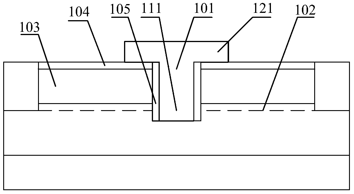 A kind of Schottky diode and its manufacturing method