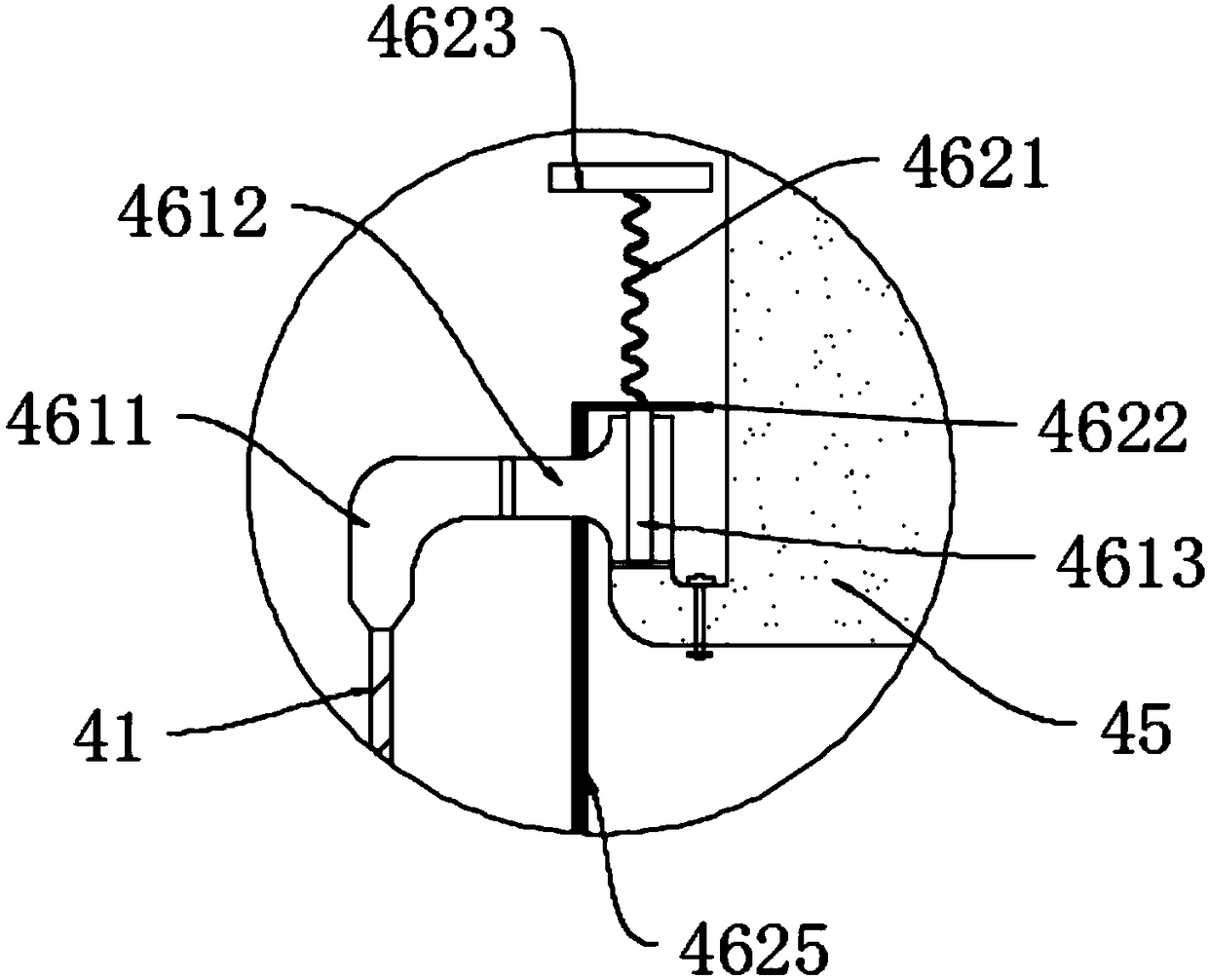 Mechanical automatic fire fighting cabinet based on air cooling