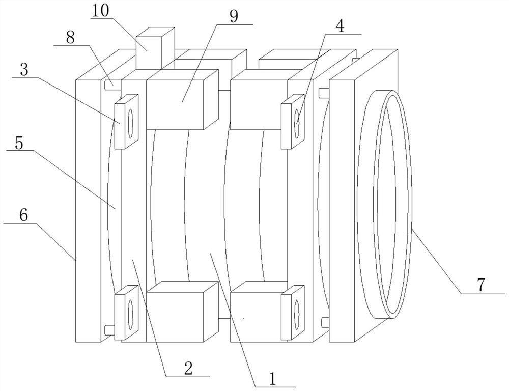 Early warning type corrugated pipe capable of stretching and expanding in two directions