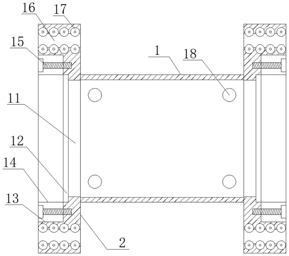 Early warning type corrugated pipe capable of stretching and expanding in two directions