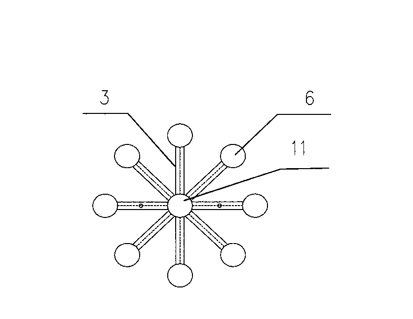 Heavy oil storage tank dehydration device