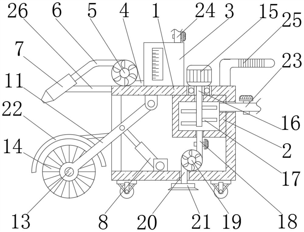 Excrement cleaning device for livestock breeding