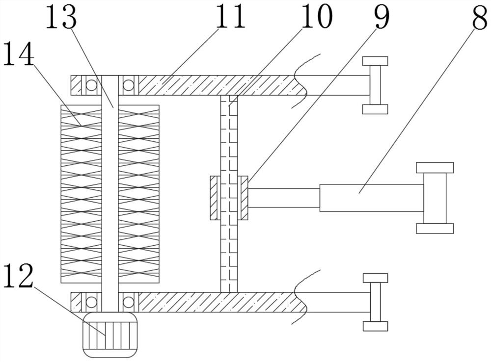 Excrement cleaning device for livestock breeding