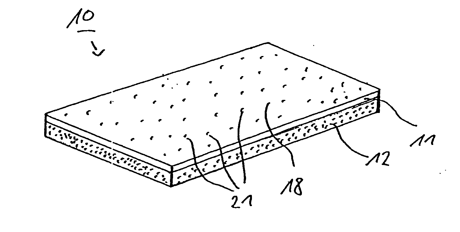 Structural component and method and a mold tool for its production