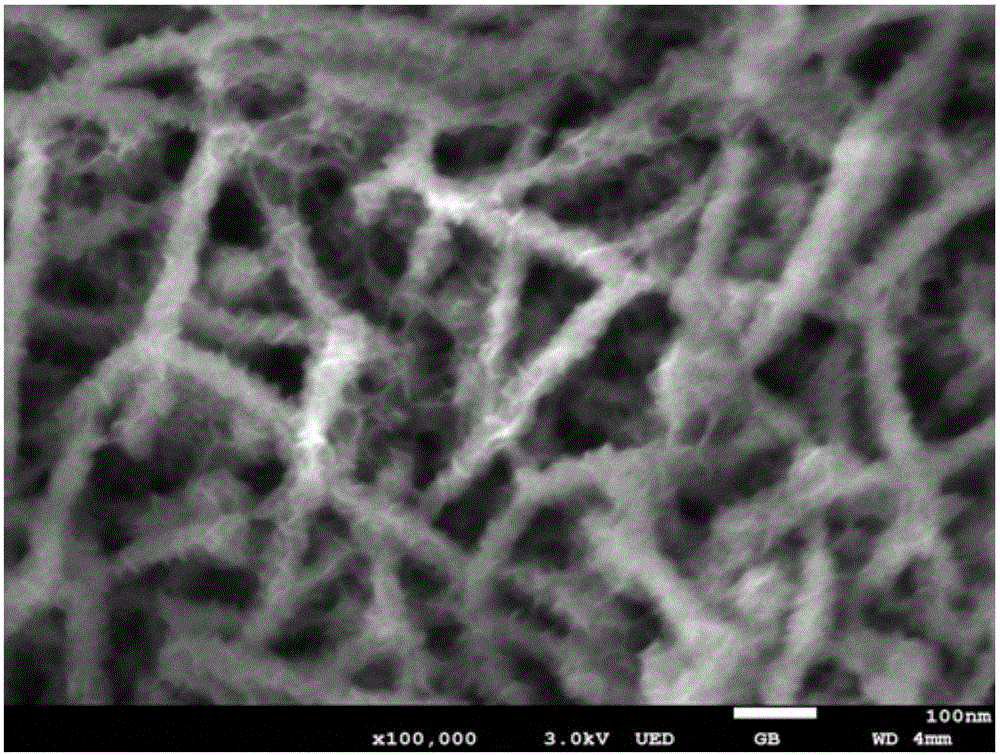 Preparation method of layered ferronickel hydroxide electrode