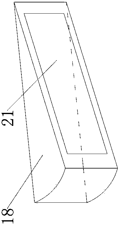 Fracture flow simulation experiment device and method for fiber blend support agent