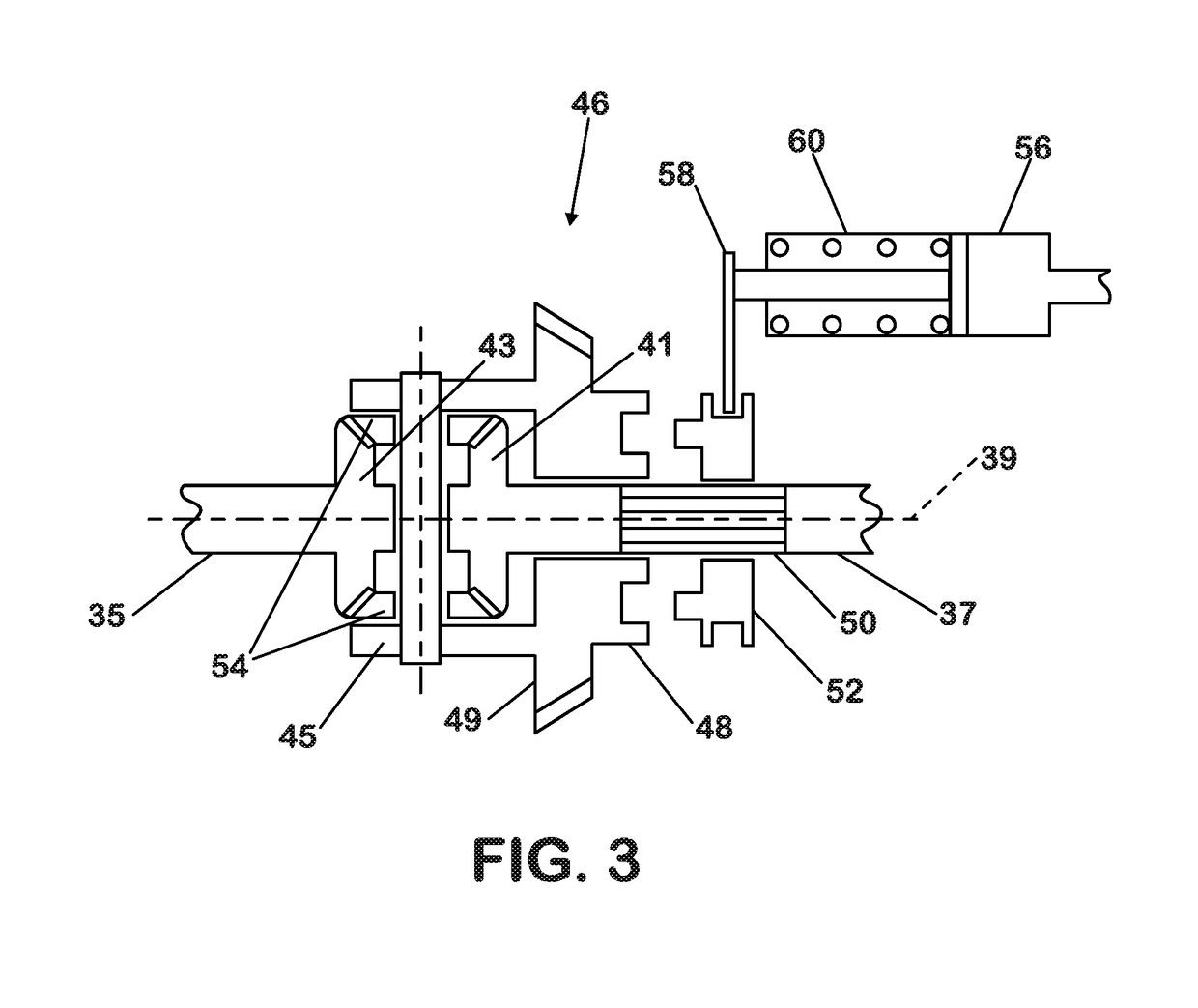 Automated differential lock