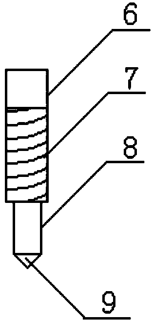 Non-cranium-drill cranial ridge punching device for big and small mice