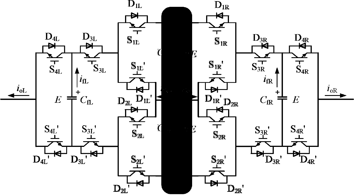 H-bridge five-level active neutral point clamped inverter and dead zone effect suppression method