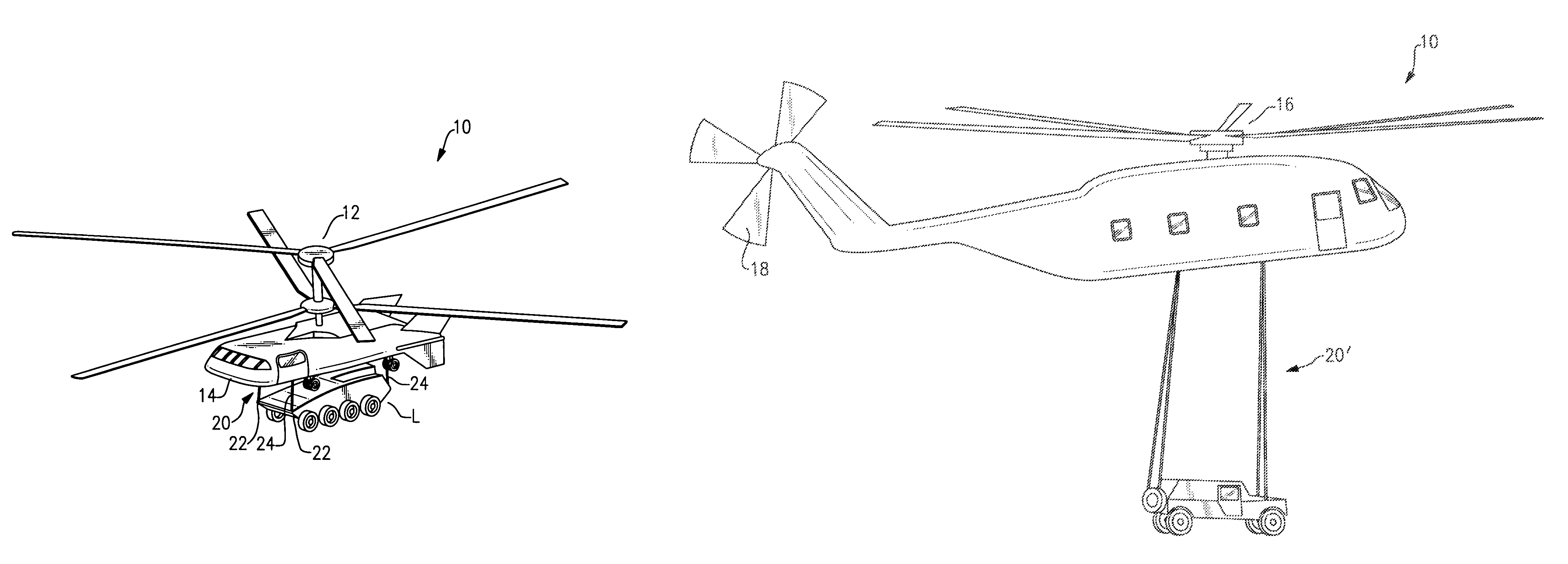 System and method for improved rotary-wing aircraft performance with interior/external loads