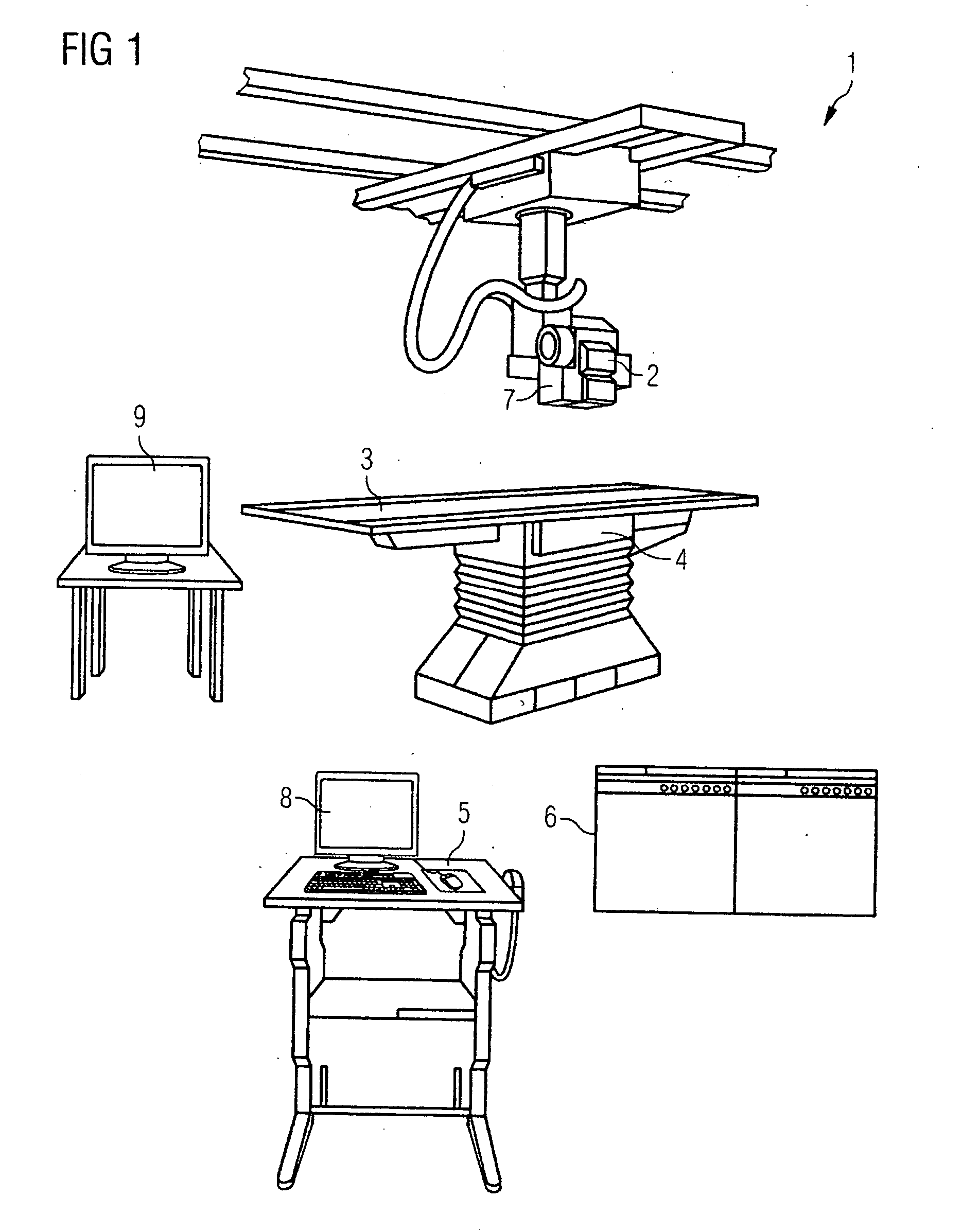 Radiography device for recording dynamic processes and associated recording method