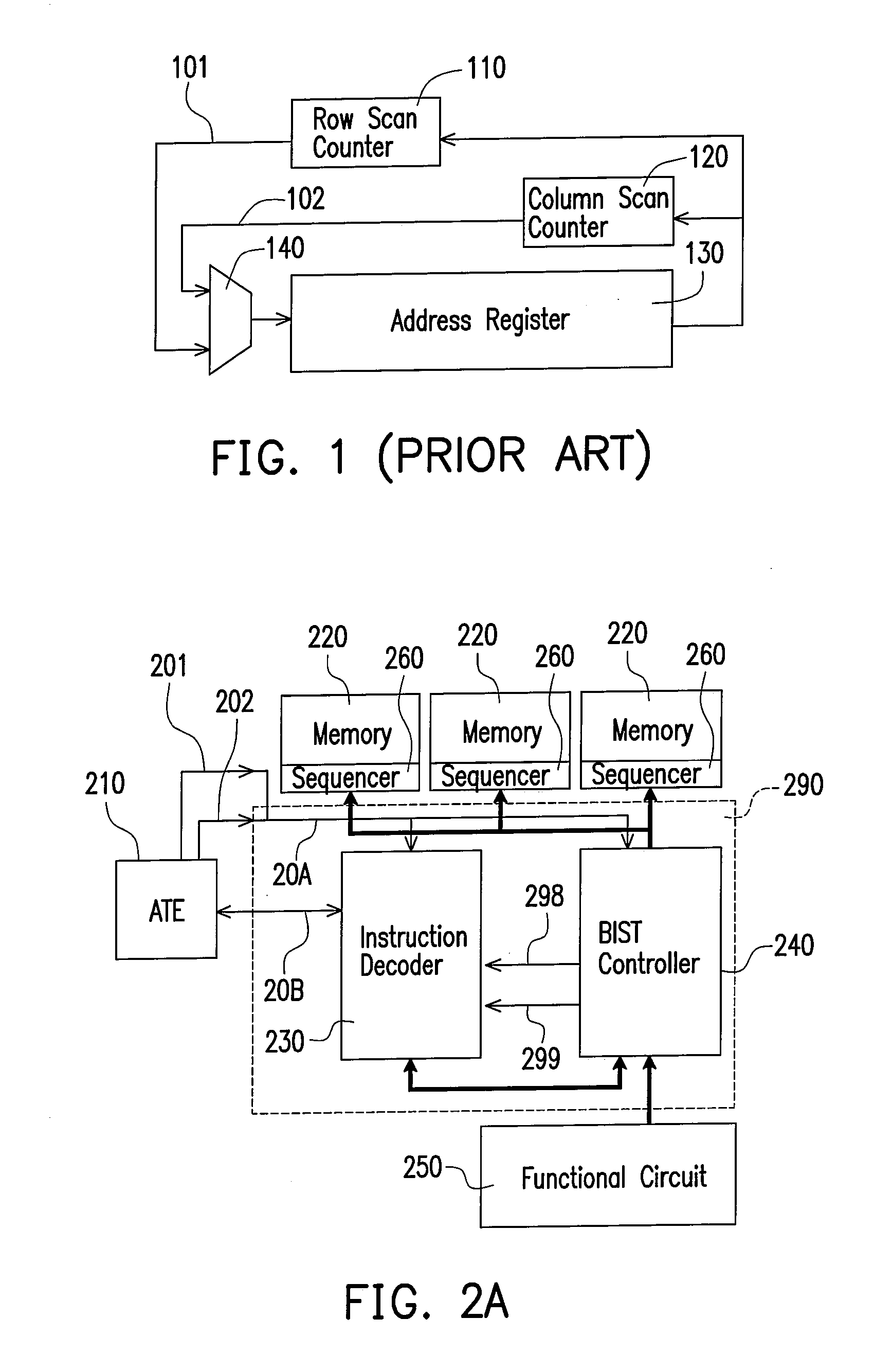 Programmable memory built-in self-test circuit and clock switching circuit thereof