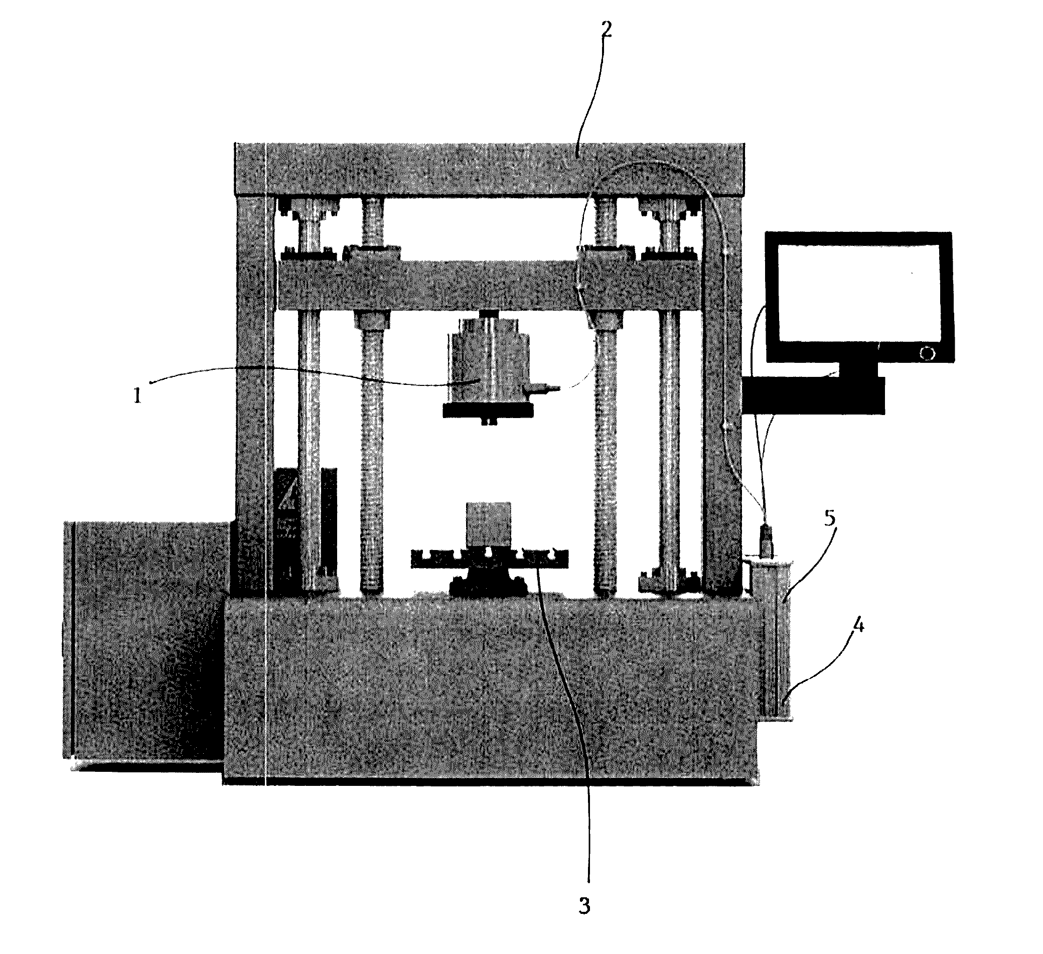 An indentation device, instrumented measurement system, and a method for determining the mechanical properties of materials by the indentation method