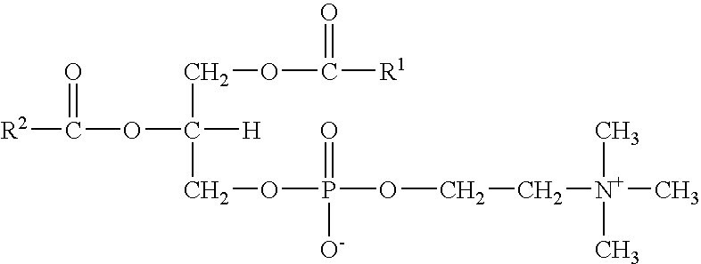 Cosmetic or pharmaceutical, low-viscosity oil-in-water emulsions containing phospholipids