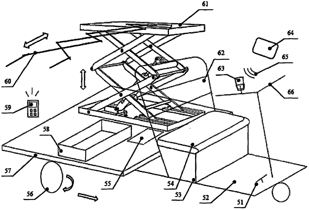 Industrial enterprise automatic navigation carrying device