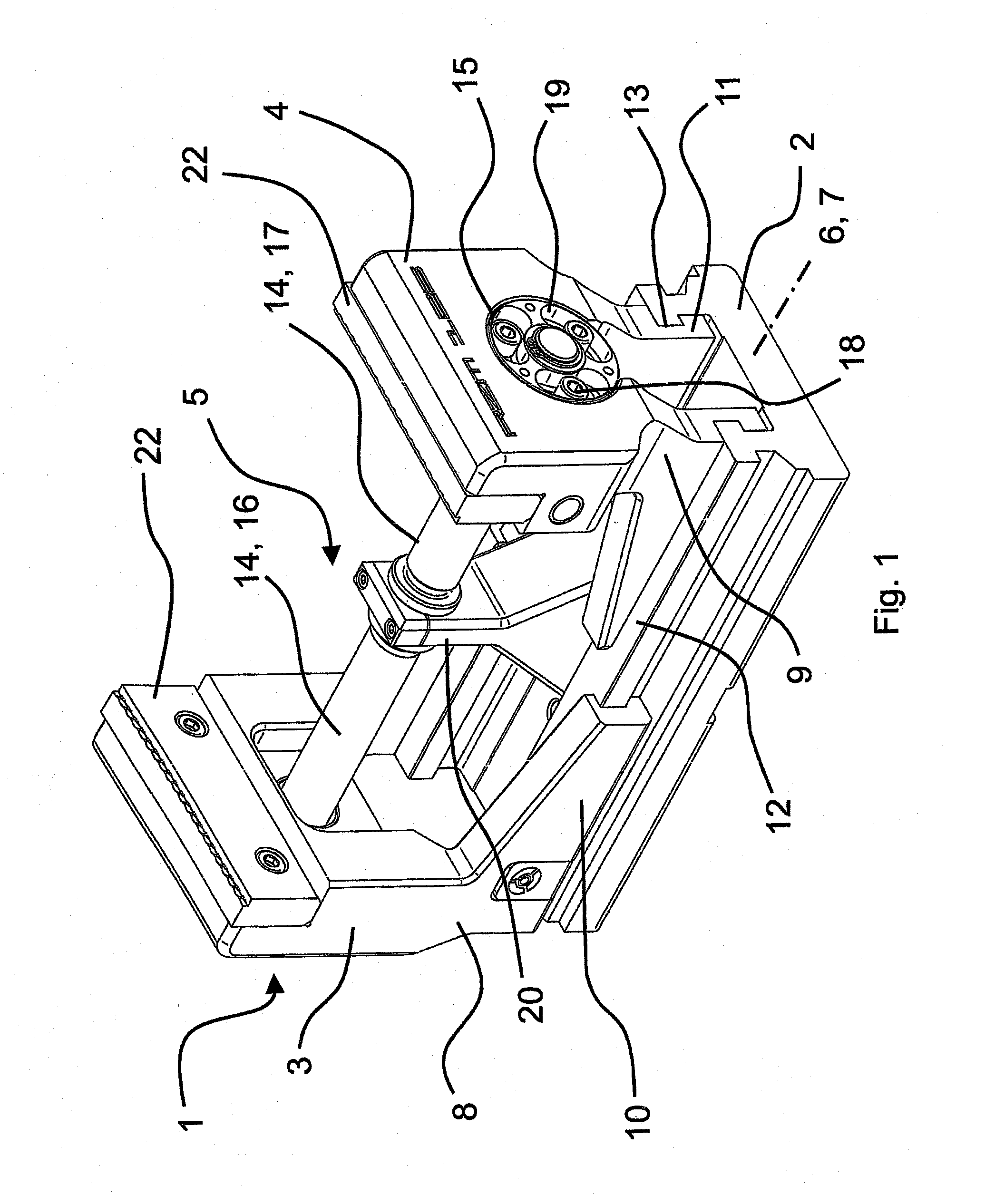 Centric clamping vice