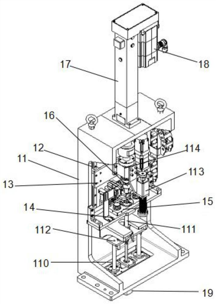 Copper bush press-in machine for connecting rod