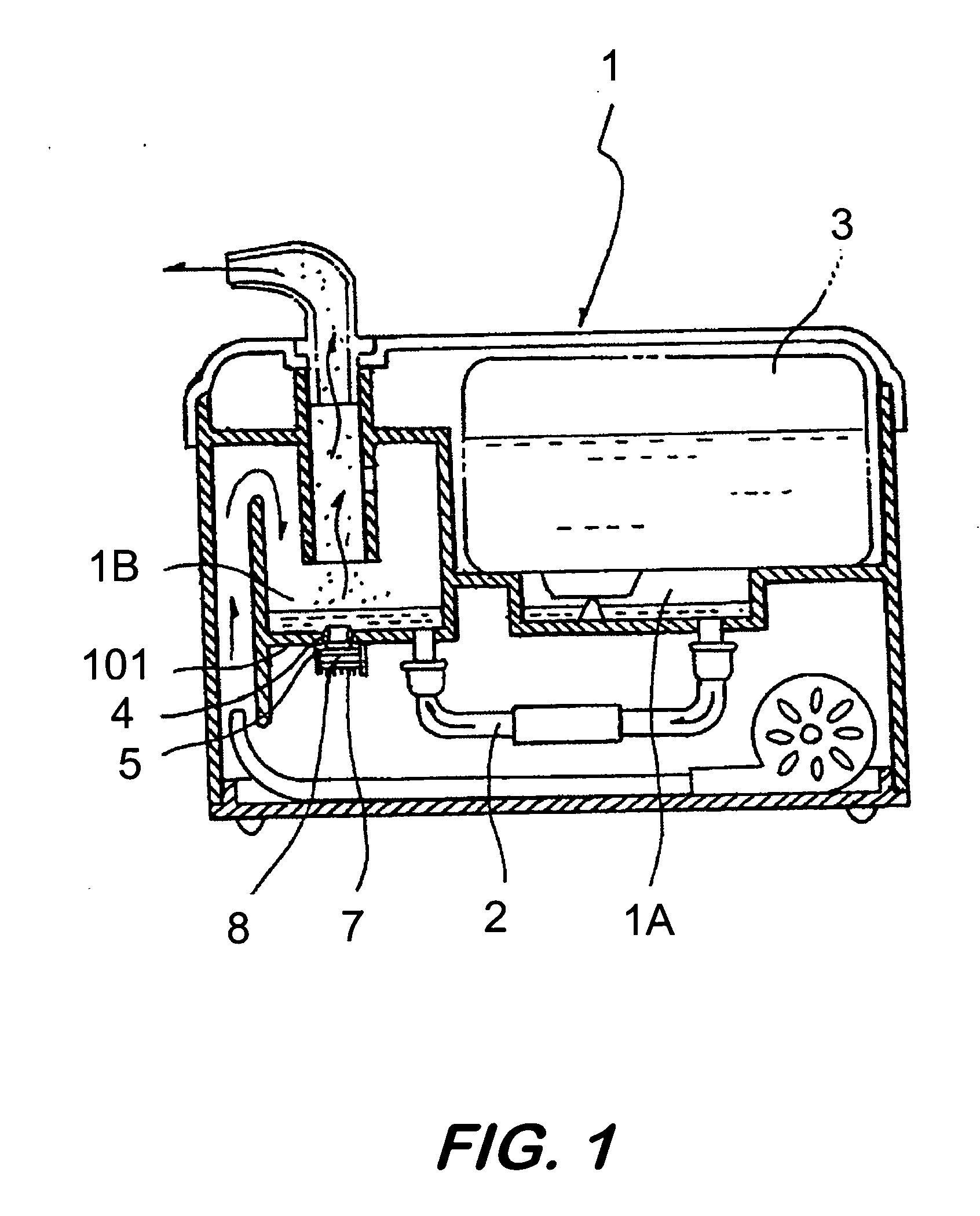 Ultrasonic transducer device for humidifier