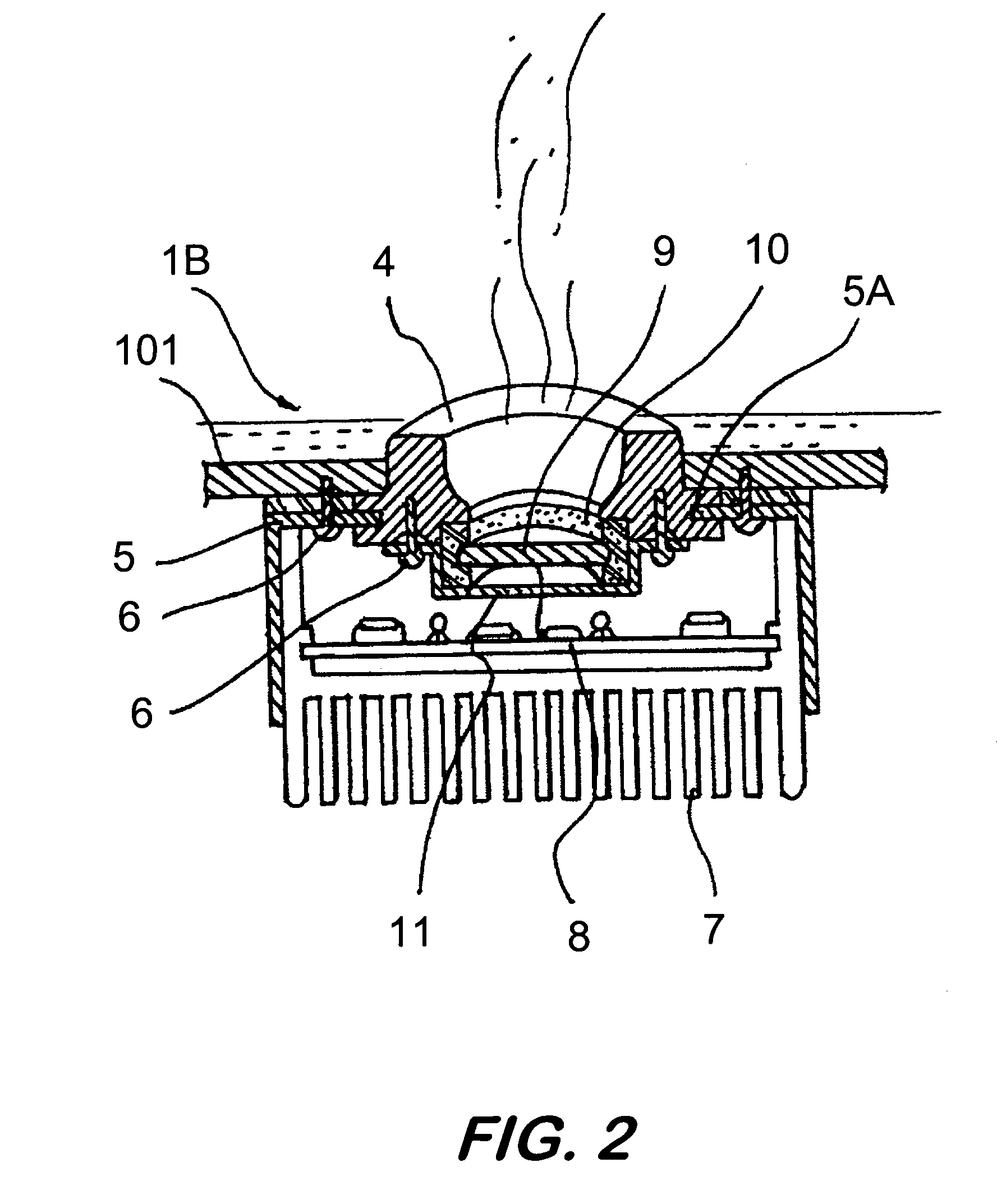 Ultrasonic transducer device for humidifier