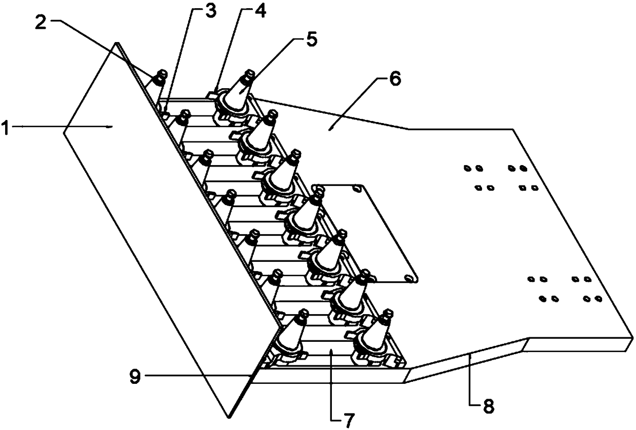 Tool magazine with bidirectional tool taking function