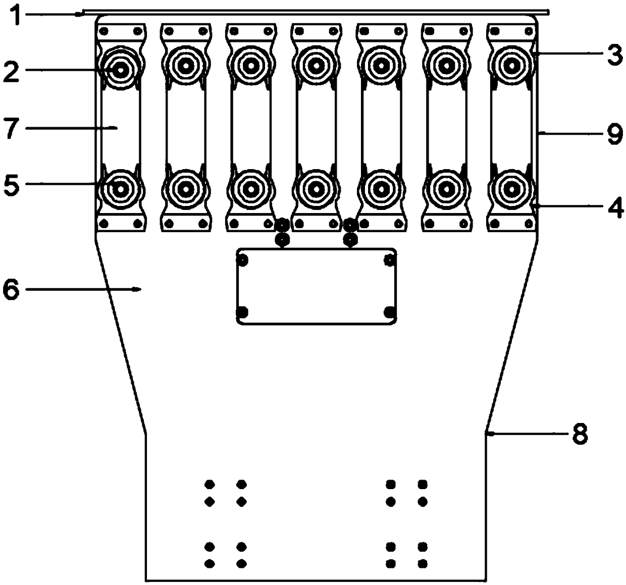 Tool magazine with bidirectional tool taking function