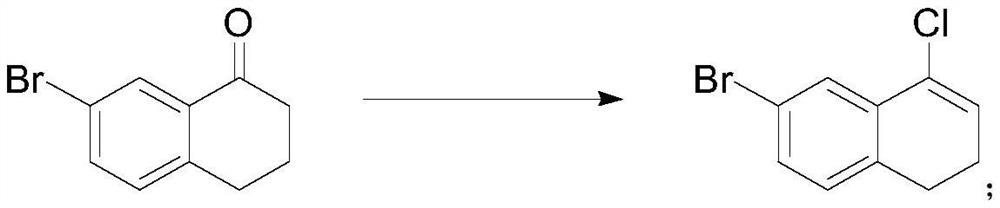 Preparation method of 7-bromine-1-chloronaphthalene