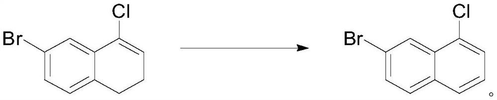 Preparation method of 7-bromine-1-chloronaphthalene