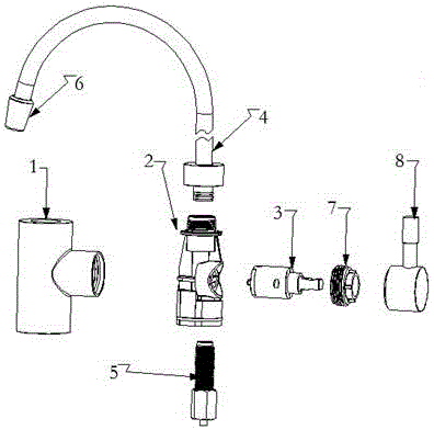 Environment-friendly faucet structure and production technology